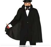 Czarna peleryna, 100 cm