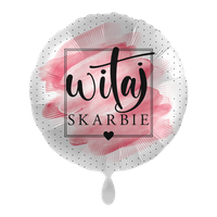 Balon foliowy 18" Witaj Skarbie - Hello Dear 