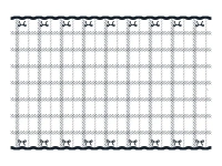 Obrus z kokardkami,  180x120 cm