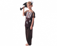 Zestaw Indianin (opaska na głowę, koszulka, spodnie), rozm. 110/120 cm