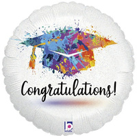 Balon foliowy 18" "Congratulations Grad Cap"