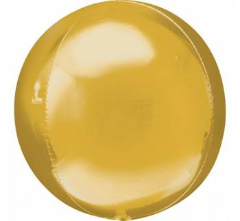 Balon foliowy 15" ORBZ - kula złota 