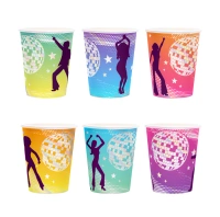 Kubek Retro Disco 220ml 6szt. zestaw