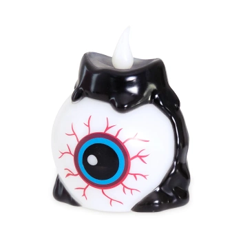 Świeczka LED Oko Halloween zmieniająca kolory