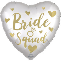 Balon foliowy 18" Satin Bride Squad