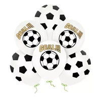 Balony biodegradowalne Football 12cali 6szt.