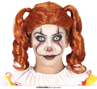 Peruka Rude Kucyki, damska