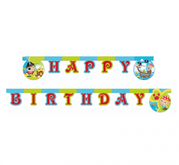   Banner Pirates Treasure Hunt - Happy Birthday