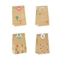 Kalendarz adwentowy Torebki Papierowe DIY 24szt.