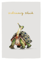 Kartka urodzinowa Urodzinowy Żółwik 