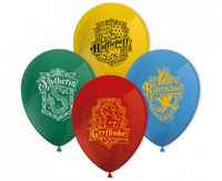 Zestaw 8 balonów "Harry Potter Hogwarts Houses"