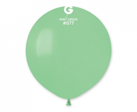 Balony G150 pastel 19" - zielone-miętowe 77
