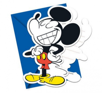 Zaproszenia z kopertą "Mickey Super Cool"