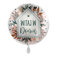 Balon foliowy 18" Welcome home - Witaj w domu