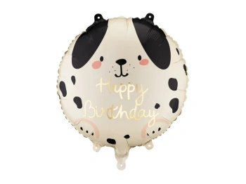 Balon foliowy pastylka Happy Birthday, 35x35 cm, mix
