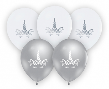 Balony Jednorożec, 12"/ 5 szt.