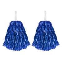 Pompony cheerleaderki niebieskie 2szt.