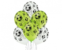 Balony Piłka Nożna, 6 szt.
