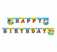   Banner Pirates Treasure Hunt - Happy Birthday