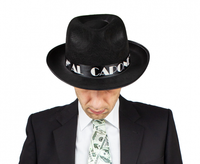 Kapelusz "Al Capone", czarny
