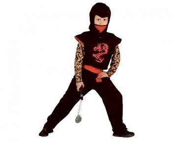 Zestaw "Ninja-Czerwony Smok" , rozm. 130/140 cm