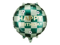 Balon foliowy Happy Birthday piłki, 35x35 cm