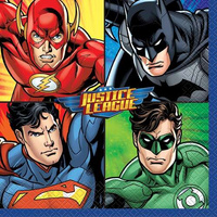Serwetki Justice League, 16 szt 