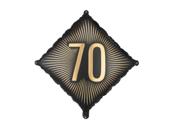 Balon foliowy ''70'', 46x46 cm, mix