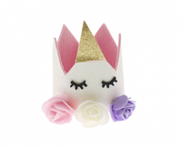 Korona filcowa Jednorożec, 8x10 cm