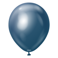 Balony Kalisan Mirror Navy, 12", 50 szt