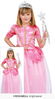 Strój dla dzieci Różowa Księżniczka balu, rozm. 115-123 cm