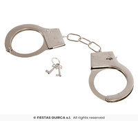 Kajdanki klasyczne Policyjne, więźnia 