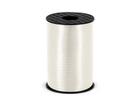 Wstążka plastikowa, biały, 5mm/225m