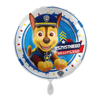 Balon foliowy 18" - Wszystkiego najlepszego Chase