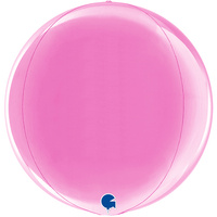 Balon Grabo 15''  Globe Fuxia 4D Pakowany 