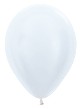 Balony Sempertex, Pearl White 12", 50 szt