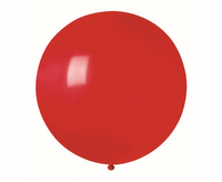 Balon G220 pastel kula 0.75m - czerwony 45
