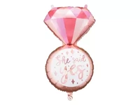 Balon foliowy Pierścionek, 41x72 cm, mix