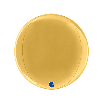 Balon Grabo 15'' Globe Gold  4D Pakowany 