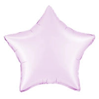 Balon foliowy Gwiazda liliowy matowy 18cali