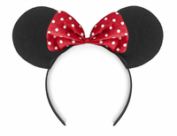 Opaska z uszami czerwone