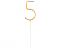 Złota cyfra 5 (zimny ogień)