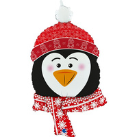 Balon Grabo 34" Sweet Penguin Head 