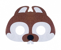 Maska filcowa Bóbr, 17.5x13.5 cm