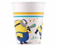 Kubeczki papierowe Minions Rise of Gru, 200ml, 8 szt. Plastic Free
