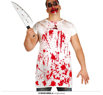 Zakrwawiony fartuch mordercy Halloween 