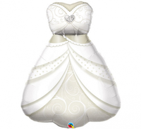 Balon foliowy 38 cali/97 cm QL BRIDE'S WEDDING DRESS
