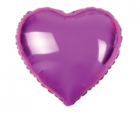 Balon foliowy "Serce", różowe, 18"