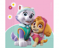 Serwetki papierowe Paw Patrol Skye and Everest, 33 x 33 cm, 20 szt.