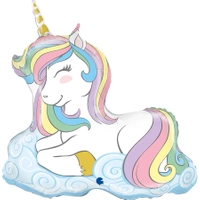 Balon foliowy Macaron Unicorrn 39''- 99 cm 